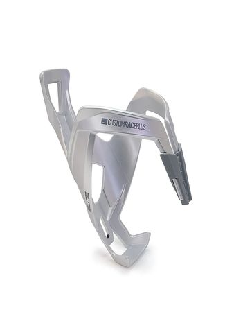 Porta Caramañola Elite Custom Race Plus Unisex Ciclismo Blanco