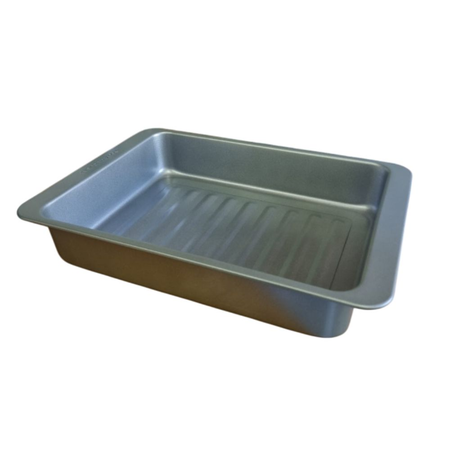 Asadera Horno 24x32 Antiadherente Fuente Grande Rectangular