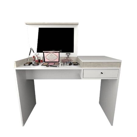 Mueble Maquillador Tables 2 Puertas Nevado Blanco 3087-NCB