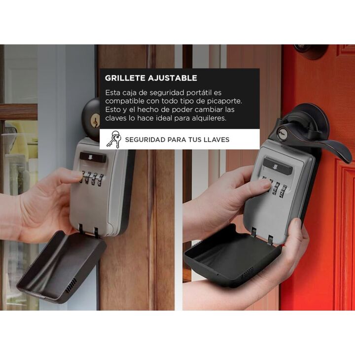 Caja de Seguridad Portátil Gadnic Para Llaves Apta Exterior - Vista 3
