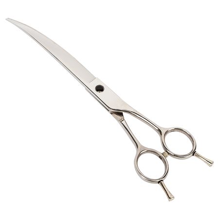 Tijeras Profesional Gadnic Curva Peluquería Canina Navaja 8