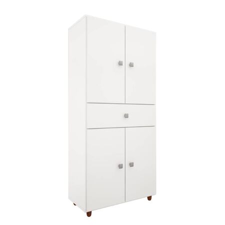 MULTIFUNCION ECO C/PATAS ORLANDI BL 730 PREMIUM - BLANCO, 4 PUERTAS, 1 CAJON, 2 ESTANTES