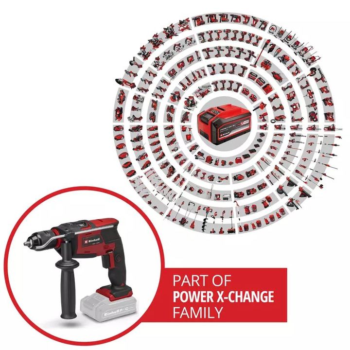 Einhell Taladro percutor inalambrico TE-ID 18 Li - Solo - Vista 2
