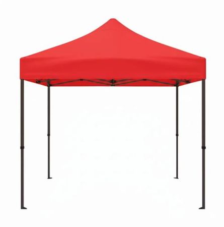 Gazebo 3x3 De Hierro Sin Paredes Cl-Te300 Rojo Circle Line