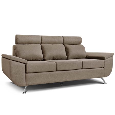 Sillón 3 Cuerpos Berlin Moderno Tapizado Shot Mustang Espácity