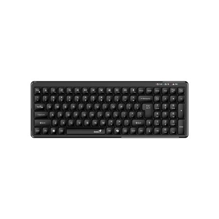 Teclado Genius LuxeMate Q7100 AI SP Black BT+2.4GHZ,KB
