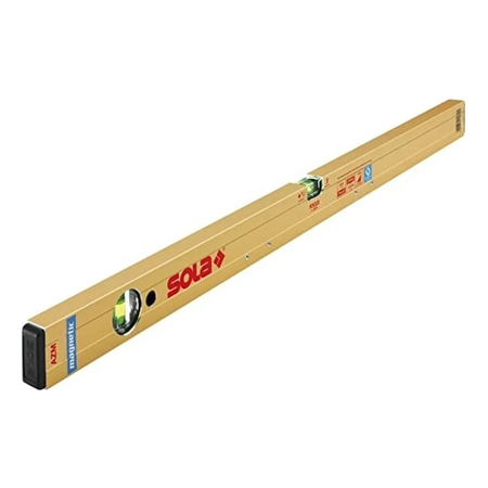 Nivel 60cm De Aluminio Magnético Sola Azm60