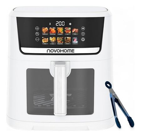 Freidora De Aire Novohome Digital A Color Ventana 10l 1500w - Blanco