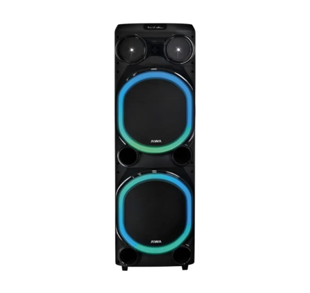 Torre De Sonido Aiwa 18000w 12" Tweeter Pmpo Bluetooth Wt512