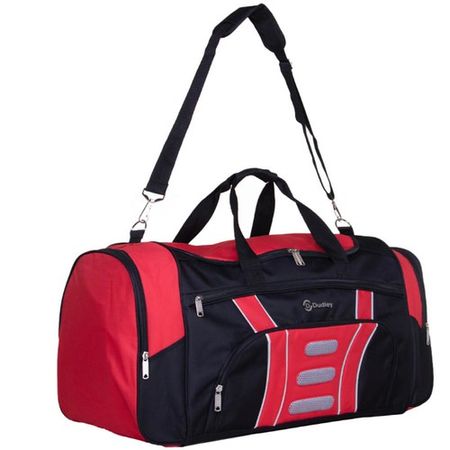 Bolso Viaje Dudley Chico 22"4 Bolsillos Rojo