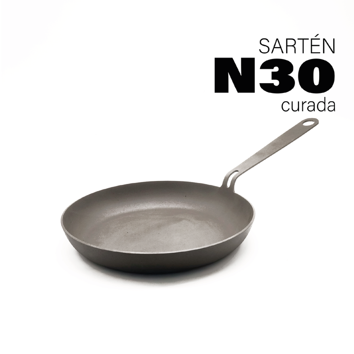 Sarten De Hierro Kankay N30 Antiadherente Ya Curada - Vista 2
