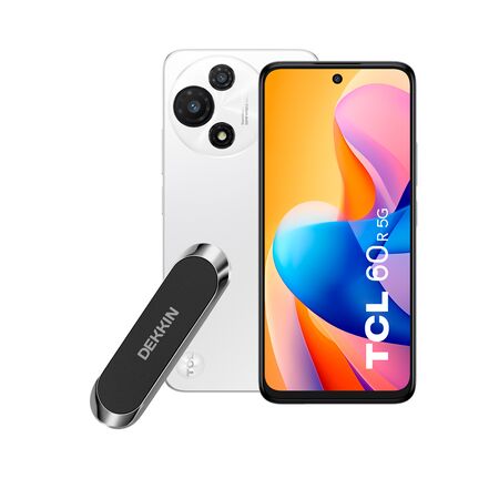 Celular Tcl 60R 4+128 5G Pure White + Car Holder Para Celular