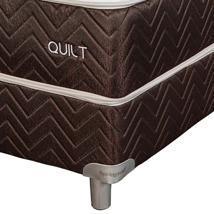 Sommier y Colchón Resortes Springwall Quilt Refuerzo Lumbar 200x200 - King - Vista 2