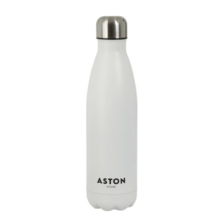 Botella De Acero Inoxidable Termica 500 ml Deportiva Blanco ASTON