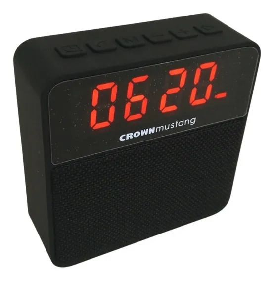 Reloj Despertador Digital Crown Mustang WAKE BT - Vista 1