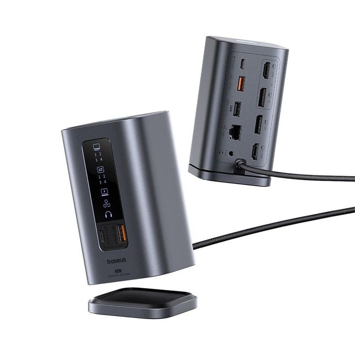 Docking Station Baseus Spacemate 11 en 1 USB-C para Mac - Vista 2