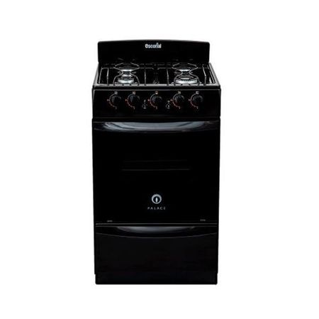Cocina Escorial Palace Lxs2 Gn Negra Cristal A Gas
