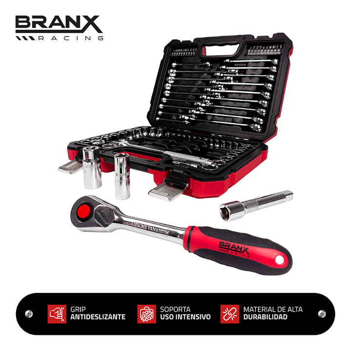 Set Juego De Herramientas Tubos 80 Piezas Branx Racing Crv BCR80 - Vista 11