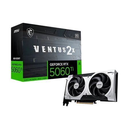 Placa De Video Nvidia Msi 5060 Ti Ventus 2x Plus 8gb Gddr7 912-V536-024