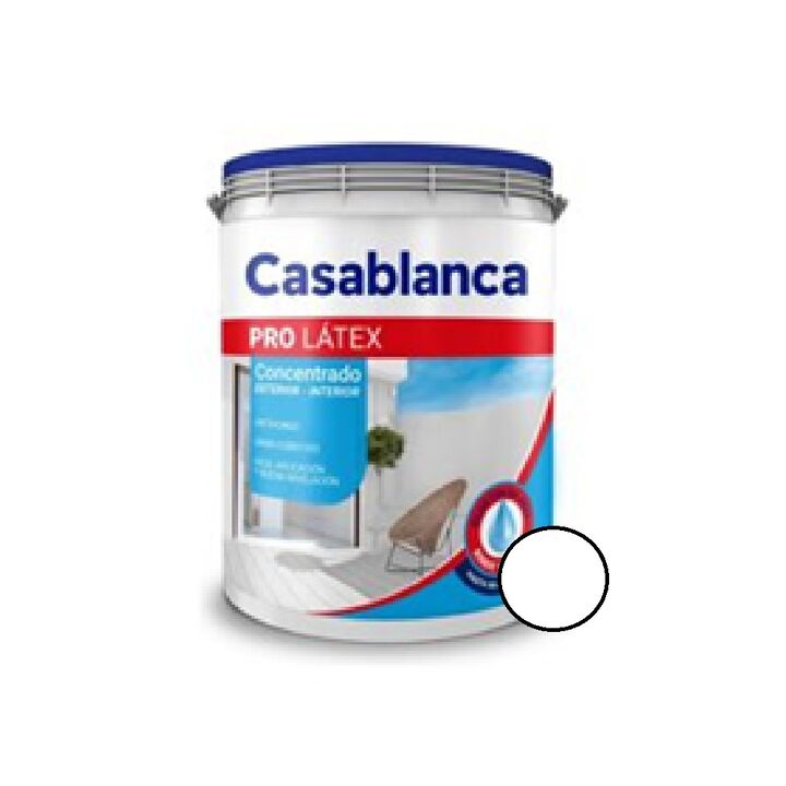 Pintura Casablanca Pro Látex Concentrado Interior/Exterior 10 Lts - Vista 1