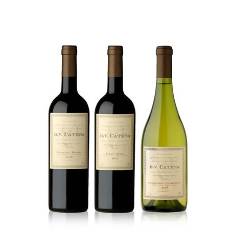 Set Vinos Combinados DV Catena Seleccion x 3 Con Estuche