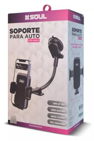 Soporte auto celular universal brazo extensible Soul