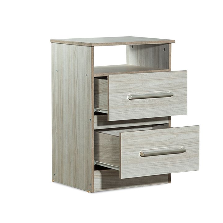 Combo para Dormitorio Placard y Mesa de Luz Reforzados Maximo Fortaleza Marfil - Vista 10