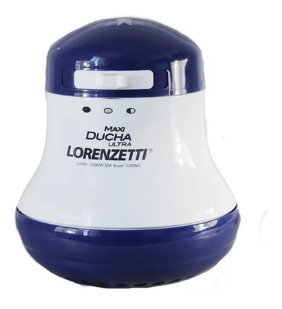 Ducha Electrica Maxi 5500 Watts C/resistencia Lorenzetti - Azul - 5.5 Kw