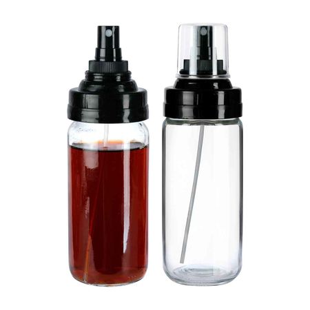 Set x 2 Aceitera Vinagrera Vidrio Rociador 245 cc Aston Dispenser