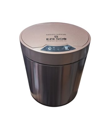 Cesto de Basura Ezego Acero Inox 6L RM46 con Sensor de Movimiento