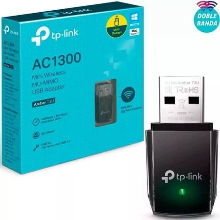 Placa de Red TP-Link USB 3.0 WiFi AC1300