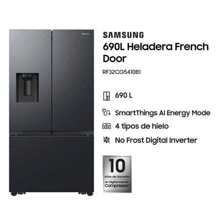 Heladera Samsung RF32CG5410B1 867 L French Door Inverter