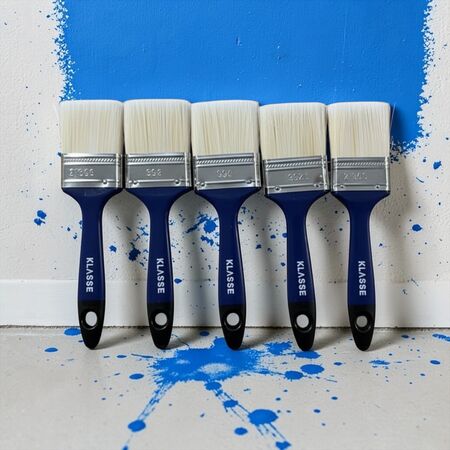 Set De 5 Pinceles Para Pintura Klasse 1 A 3 Pulgadas Cerdas Sintéticas (KS7700)