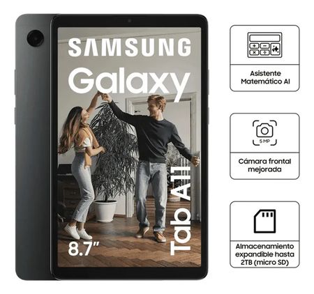 Tablet Samsung Galaxy Tab A11 8.7  4gb 64gb Gris Gris Oscuro