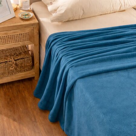 Frazada super suave 1 plaza y media PETROLEO