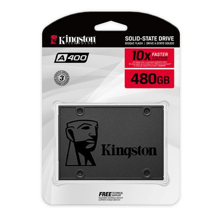 SSD Kingston A400 480GB SATA III 2.5 pulgadas
