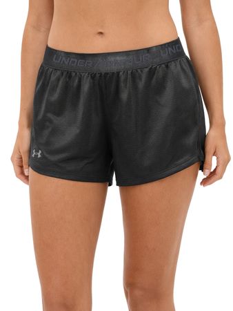 Short Under Armour Tech Play Up Mujer Training Negro