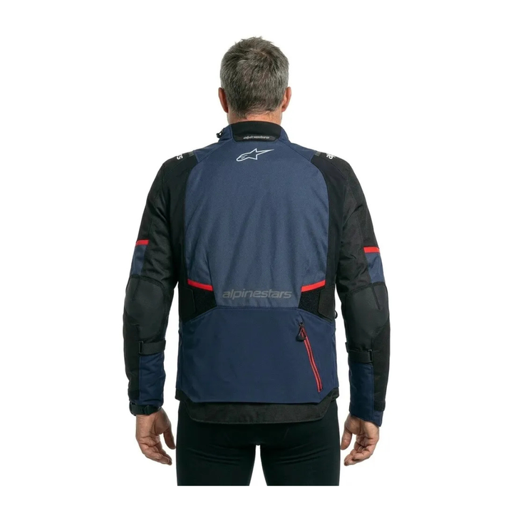 Campera Honda Alpinestars Andes V4 Drystar Azul - Vista 4
