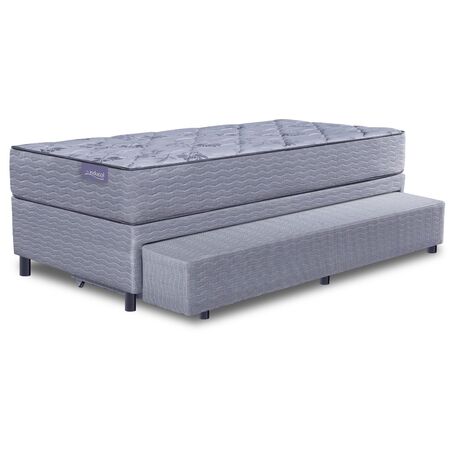 CONJUNTO BICAMA INDUCOL AGRA RESORTES 90X190