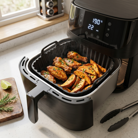 Molde Bandeja Silicona Antiadherente para Air Fryer Freidora de Aire Aston 