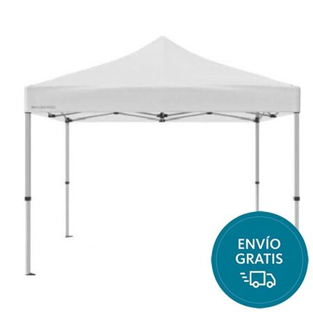Gazebo plegable Aluminio Autoarmable blanco 3x3