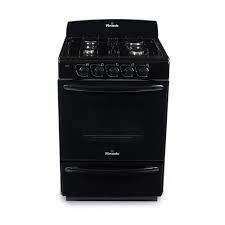 Cocina Florencia Recta 5517F a Gas con Puerta con Visor Color Negro