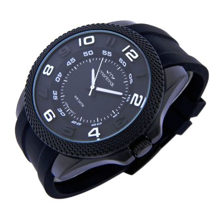 Reloj Negro Montreal Silicona MA407N