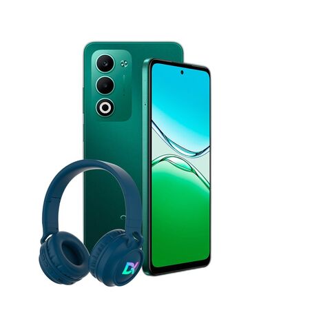 Combo Oppo A5 4G 4+256GB Verde + Auriculares Casco BT Verde Dekkin