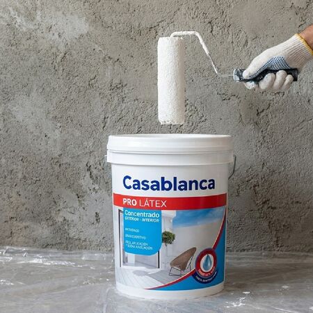 Pintura Casablanca Pro Látex Concentrado Interior/Exterior 10 Lts