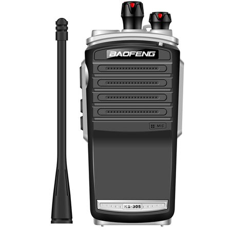 Handy Baofeng KS-305 Profesional 5w Hasta 10km + 2 Baterías y Manos Libres