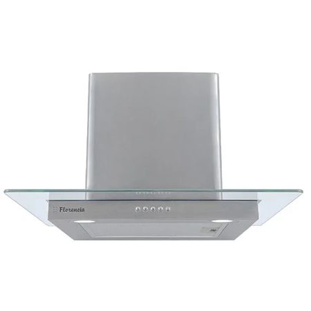 Campana Florencia 6cm Inoxidable Vidrio 750m3-h 3 Vel Luz