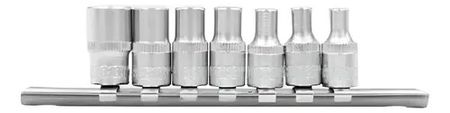 Tubos Torx Bremen Hembra Encastre 1/4 E4 a E11 7 Piezas