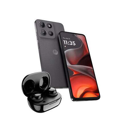 Combo Celular Motorola Moto G15 Special Gris 4+256gb + Auriculares Inalambricos Bluetooth TWS Dekkin