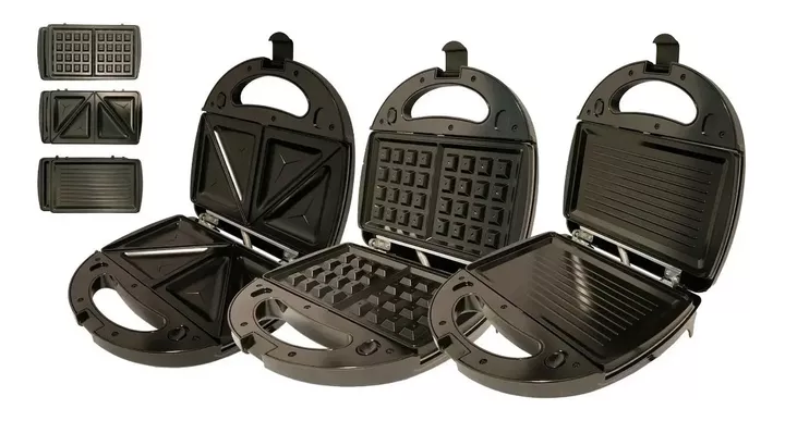 Sandwichera Daewoo 3 En 1 Grill Waffles Sandwich - Vista 1